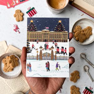 Paper and Cities Christmas card Queen Elizabeth
