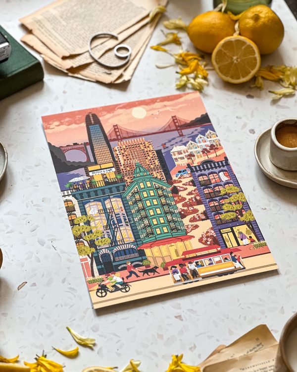 San Francisco A4 print