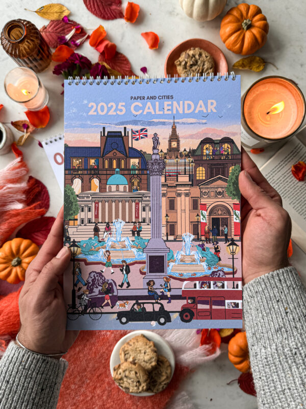 Paper and Cities Double Page 2025 Calendar